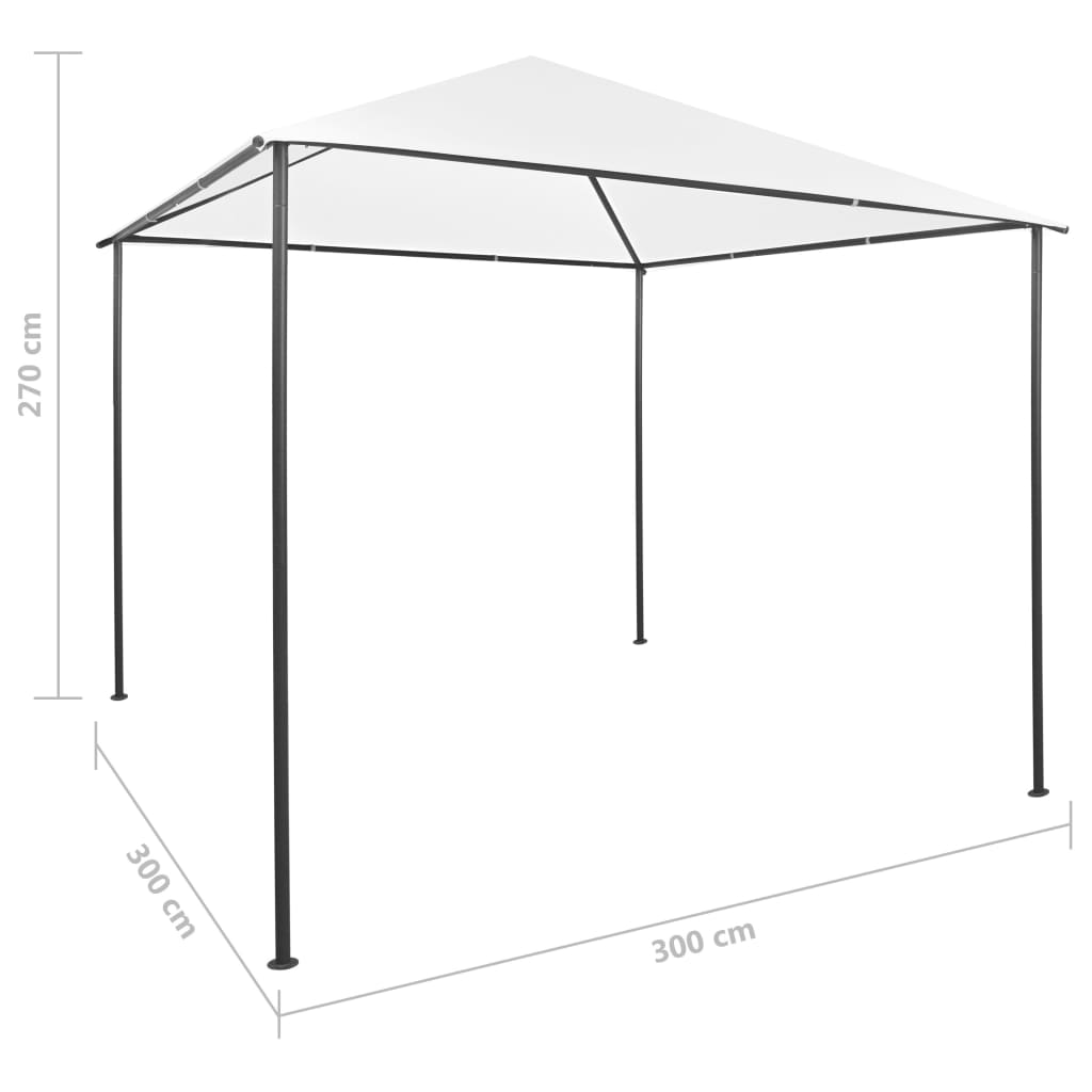 Metall Pergola Gartenpavillon mit Sonnenschutz Terrassenüberdachung Zelt Vordach - Bild 63 von 63