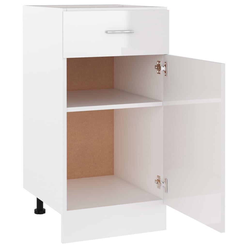 Hochglanz-Weiß Küchenschrank Küchenzeile Einbauküche Unterschrank Hängeschrank - Bild 36 von 196