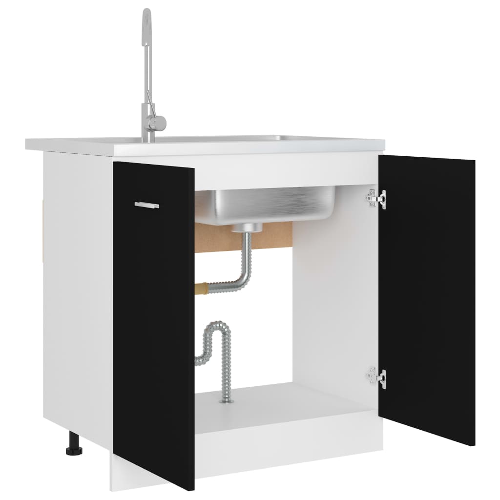 Schwarz Küchenschrank Küchenzeile Einbauküche Unterschrank Hängeschrank Module - Bild 16 von 295