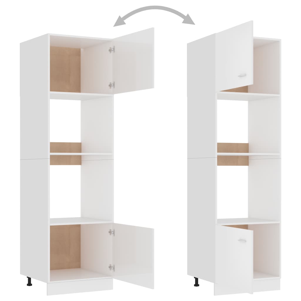 Hochglanz-Weiß Küchenschrank Küchenzeile Einbauküche Unterschrank Hängeschrank - Bild 173 von 196