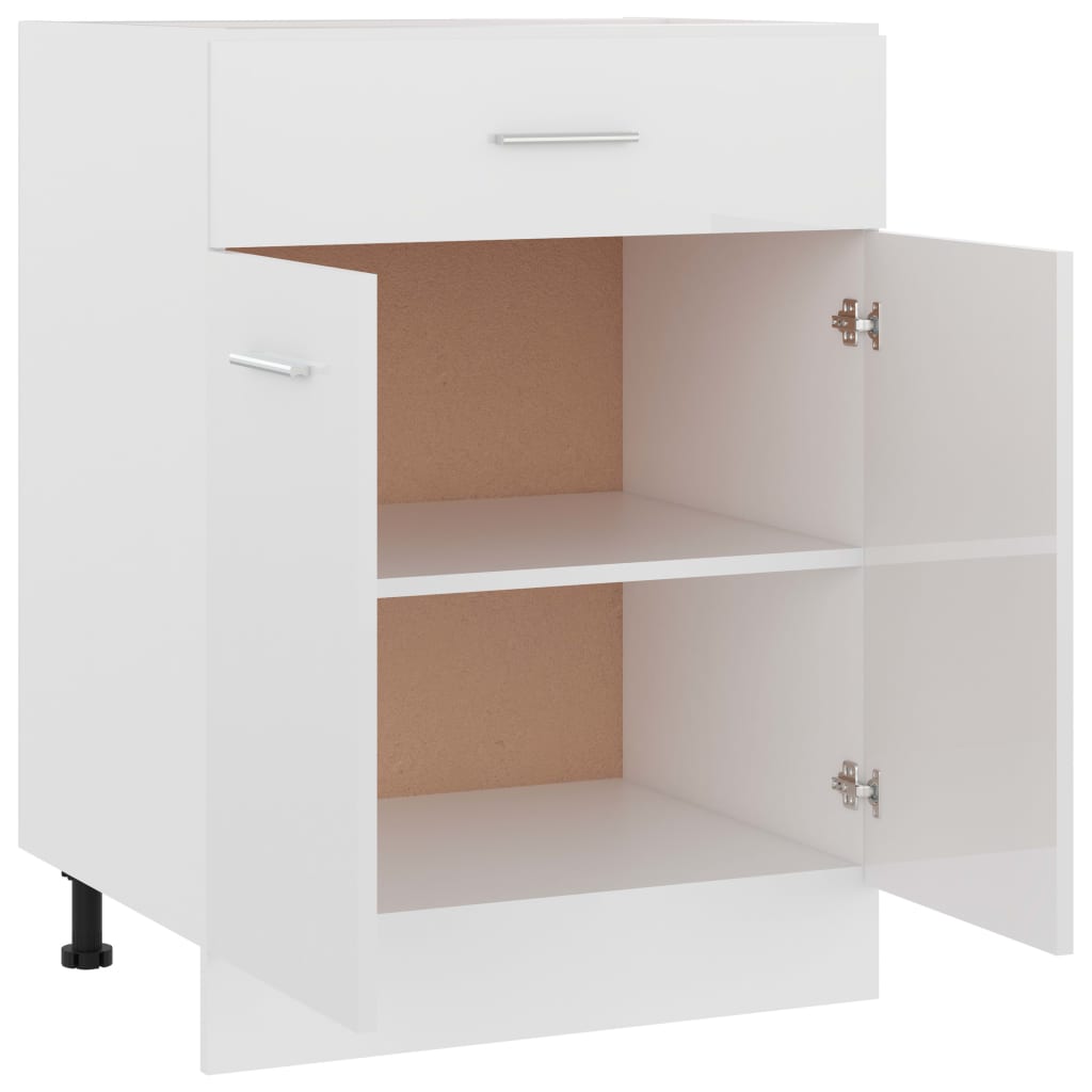 Hochglanz-Weiß Küchenschrank Küchenzeile Einbauküche Unterschrank Hängeschrank - Bild 54 von 196
