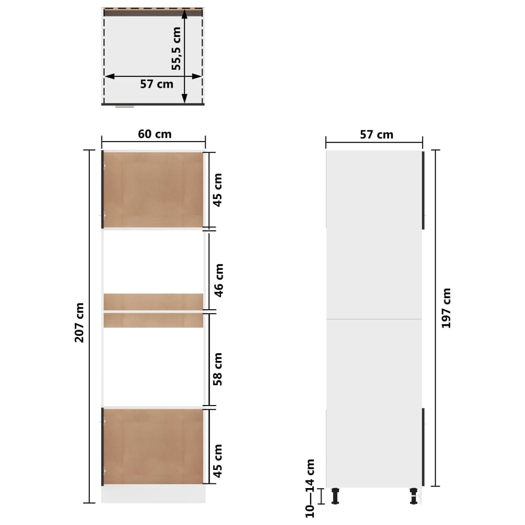 Schwarz Küchenschrank Küchenzeile Einbauküche Unterschrank Hängeschrank Module - Bild 220 von 295