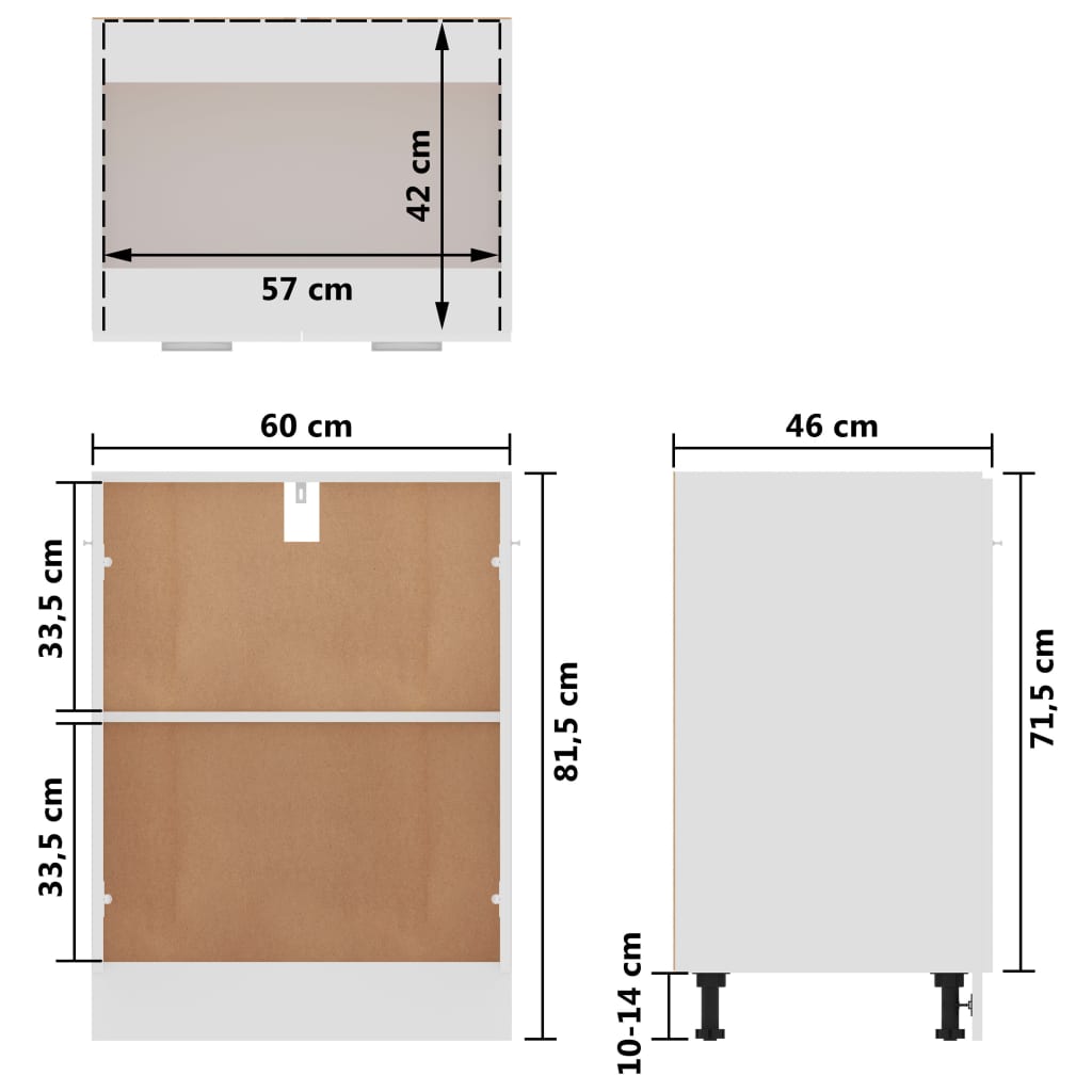Hochglanz-Weiß Küchenschrank Küchenzeile Einbauküche Unterschrank Hängeschrank - Bild 13 von 196