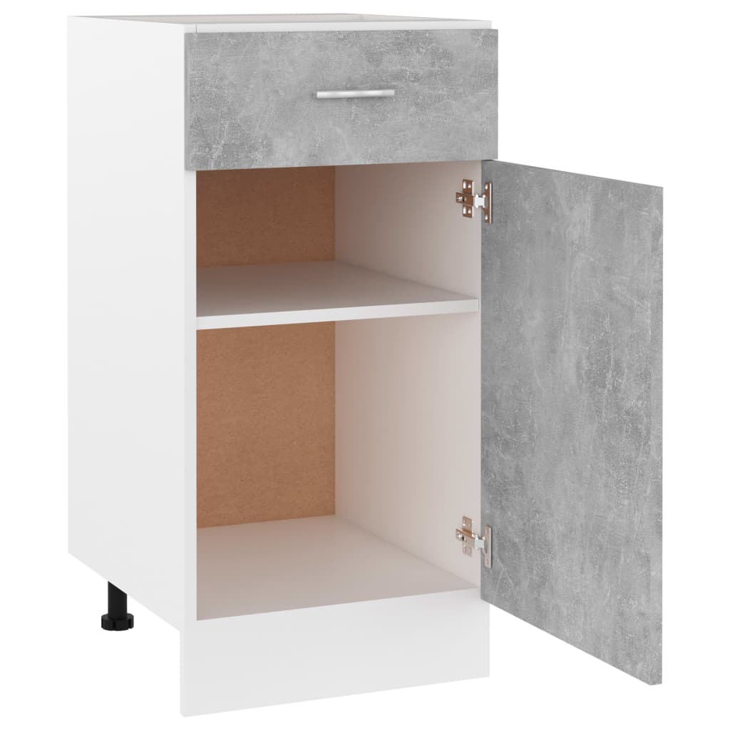 Betongrau Küchenschrank Hängeschrank Küchenzeile Küche Unterschrank Einbauküche - Bild 47 von 323