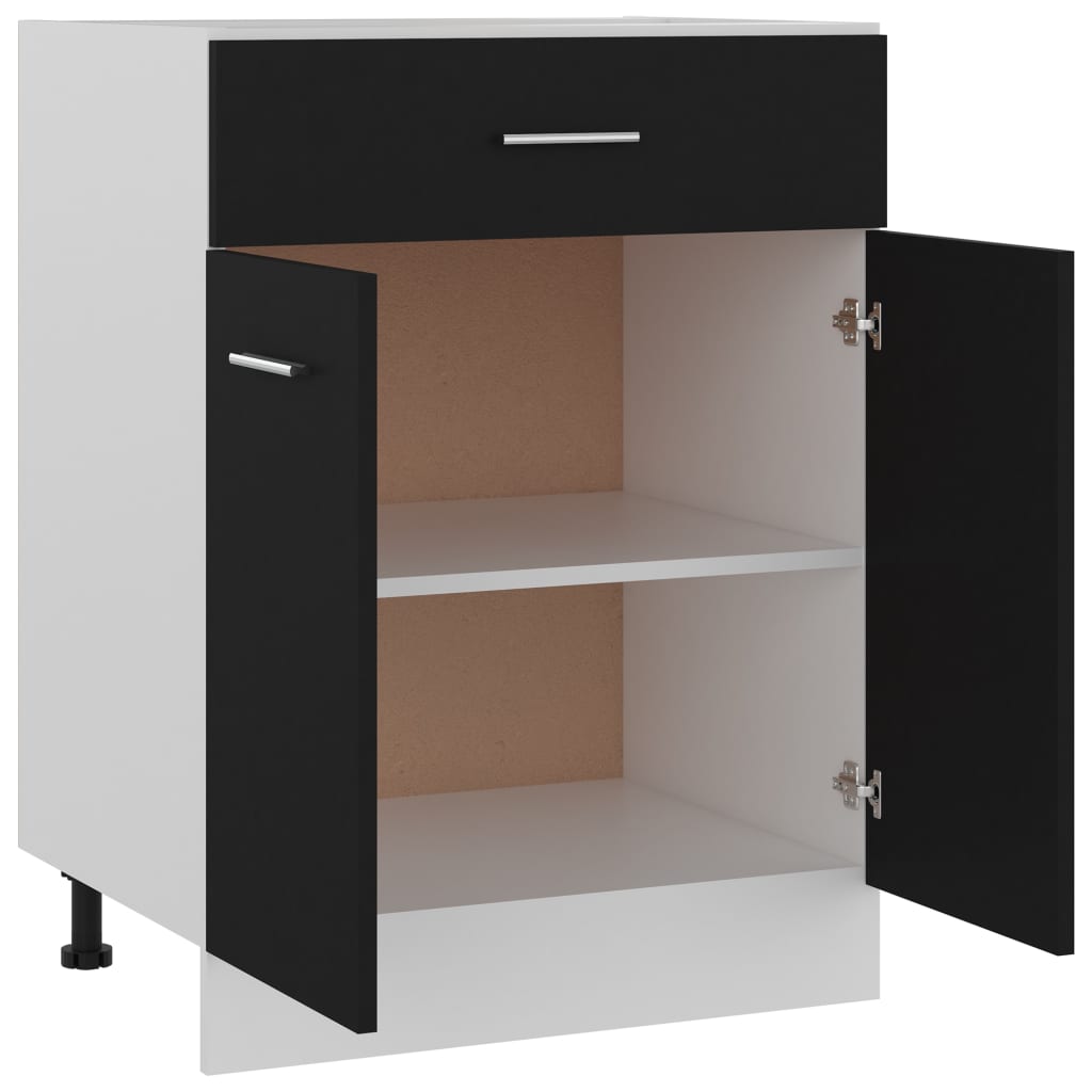 Schwarz Küchenschrank Küchenzeile Einbauküche Unterschrank Hängeschrank Module - Bild 66 von 295