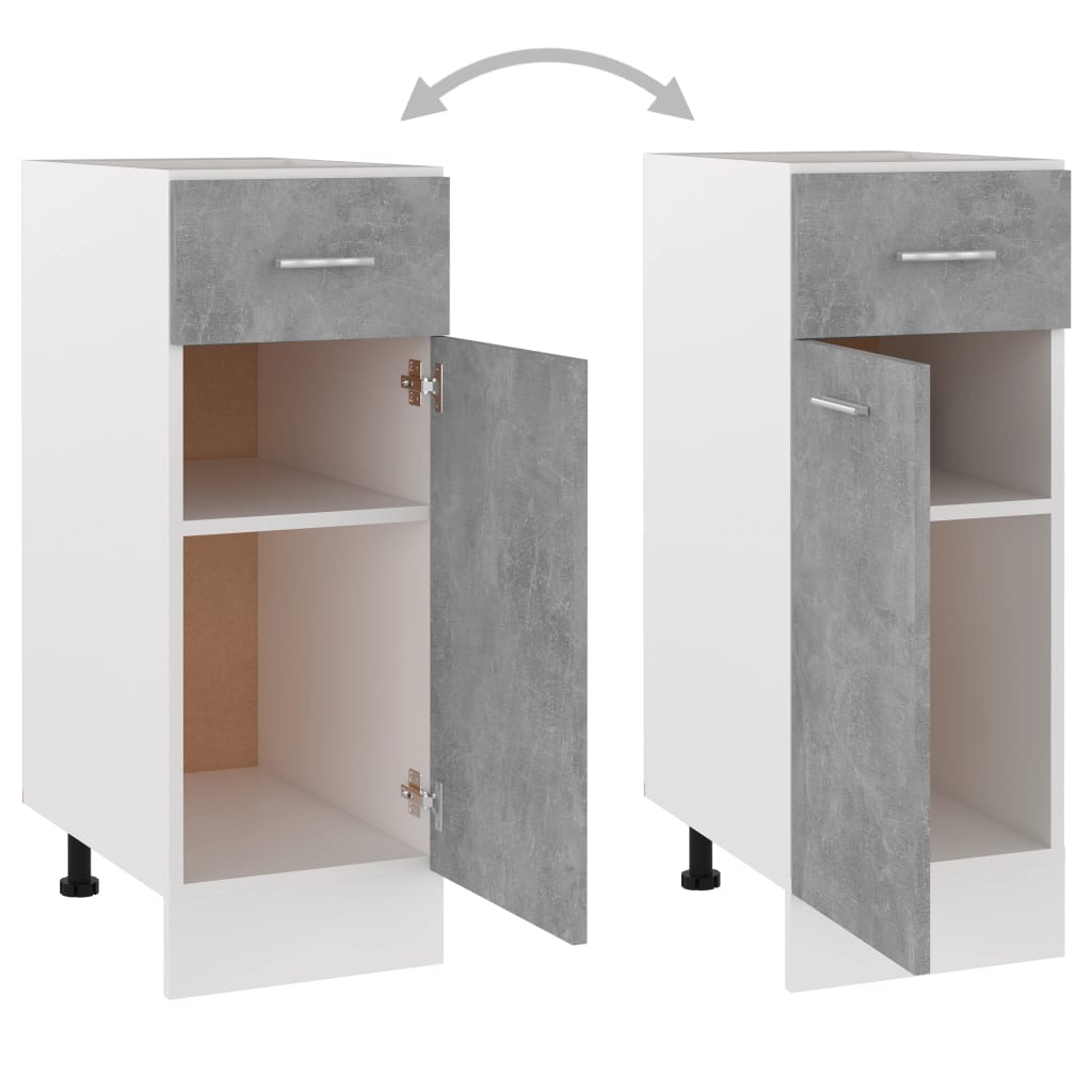 Betongrau Küchenschrank Hängeschrank Küchenzeile Küche Unterschrank Einbauküche - Bild 38 von 323