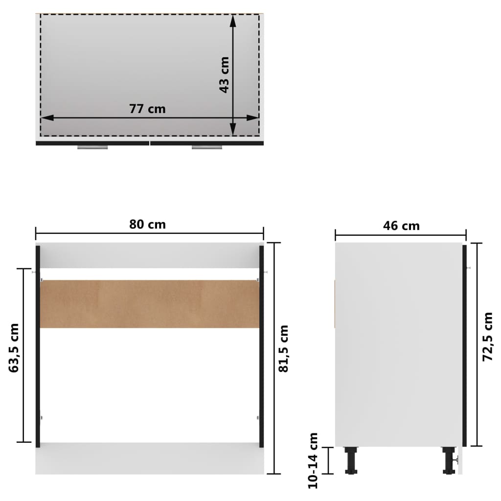 Schwarz Küchenschrank Küchenzeile Einbauküche Unterschrank Hängeschrank Module - Bild 22 von 295