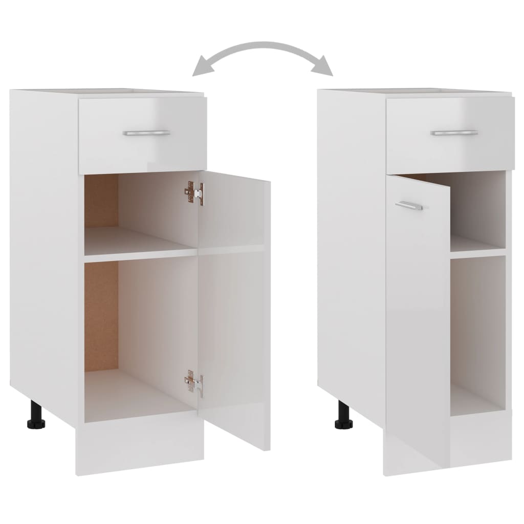 Hochglanz-Weiß Küchenschrank Küchenzeile Einbauküche Unterschrank Hängeschrank - Bild 27 von 196