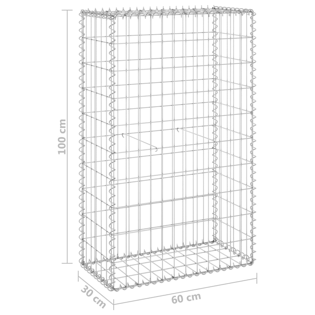 Gabionen Steinkorb Steingabionen Gabionenkorb Gabionenwand Draht Mauer Säule - Bild 7 von 95