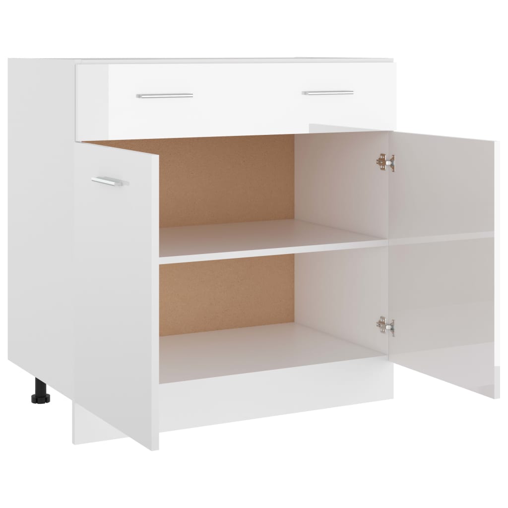 Hochglanz-Weiß Küchenschrank Küchenzeile Einbauküche Unterschrank Hängeschrank - Bild 62 von 196