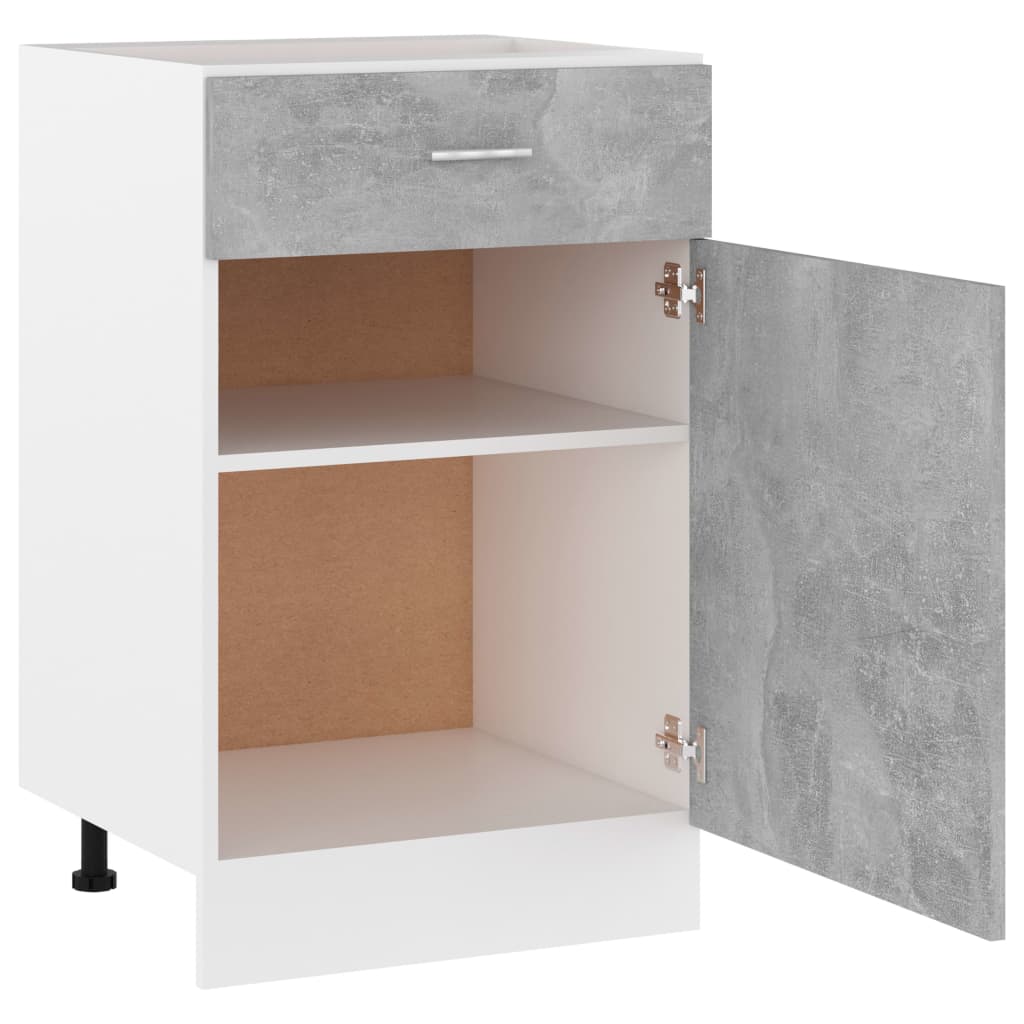 Betongrau Küchenschrank Küchenzeile Einbauküche Unterschrank Hängeschrank Module - Bild 63 von 310