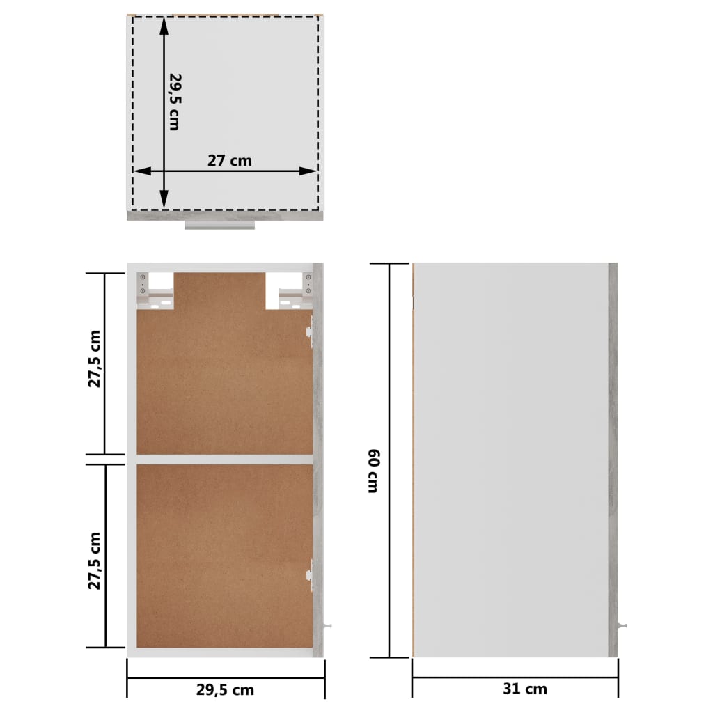 Betongrau Küchenschrank Küchenzeile Einbauküche Unterschrank Hängeschrank Module - Bild 117 von 310