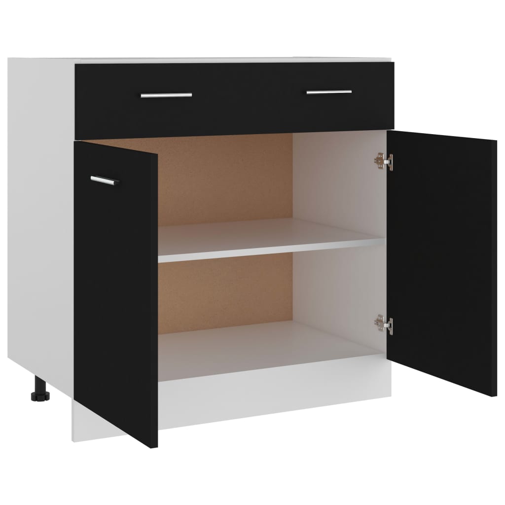 Schwarz Küchenschrank Küchenzeile Einbauküche Unterschrank Hängeschrank Module - Bild 76 von 295