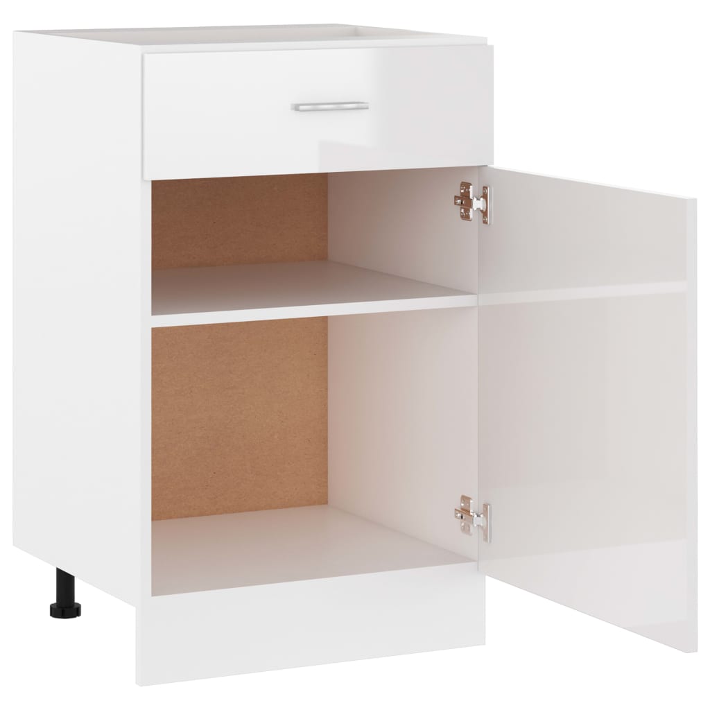 Hochglanz-Weiß Küchenschrank Küchenzeile Einbauküche Unterschrank Hängeschrank - Bild 46 von 196
