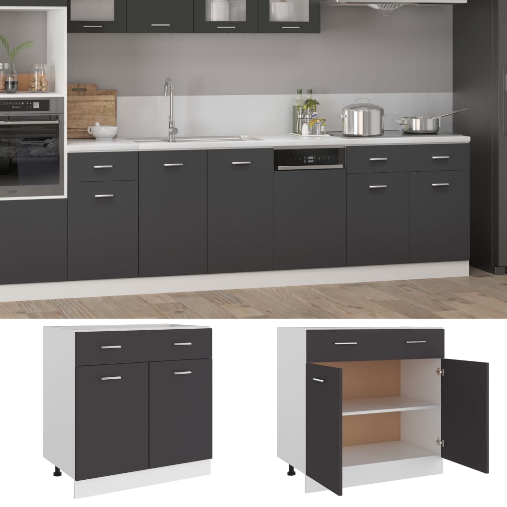 Küchenschrank Küche Unterschrank Küchenzeile Schubladenschrank Küchenschränke - Bild 213 von 529