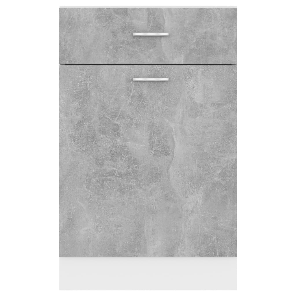 Betongrau Küchenschrank Küchenzeile Einbauküche Unterschrank Hängeschrank Module - Bild 65 von 310