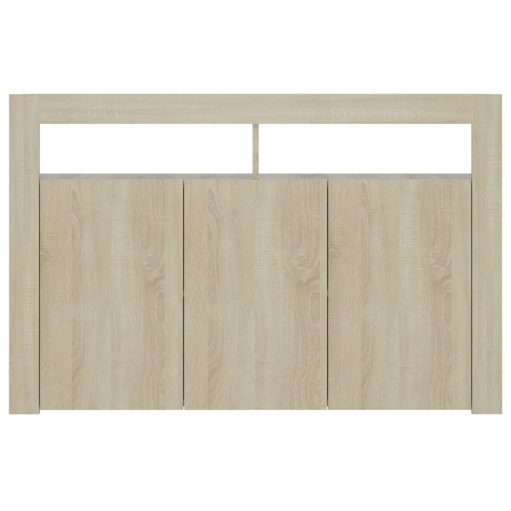 88/115cm RGB LED Sideboard Storage Cupboard Buffet Cabinet TV Unit Stand Display - Picture 45 of 102