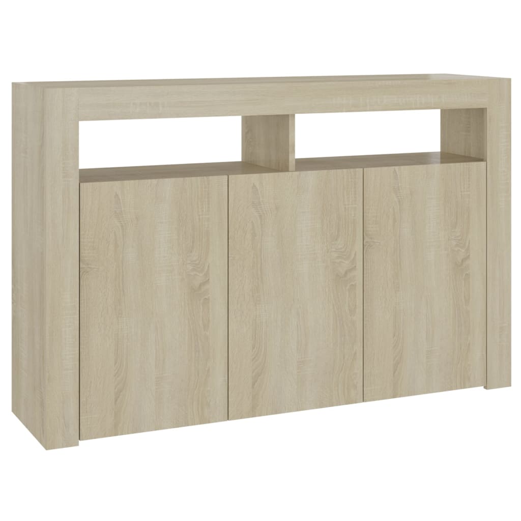 88/115cm RGB LED Sideboard Storage Cupboard Buffet Cabinet TV Unit Stand Display - Picture 44 of 102