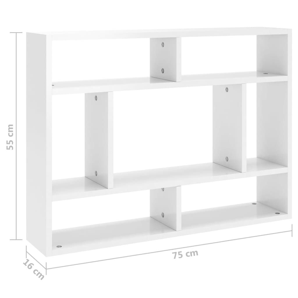 Wandregal Hängeregal Bücherregal Schweberegal Wandboard Holz Regal - Bild 42 von 63