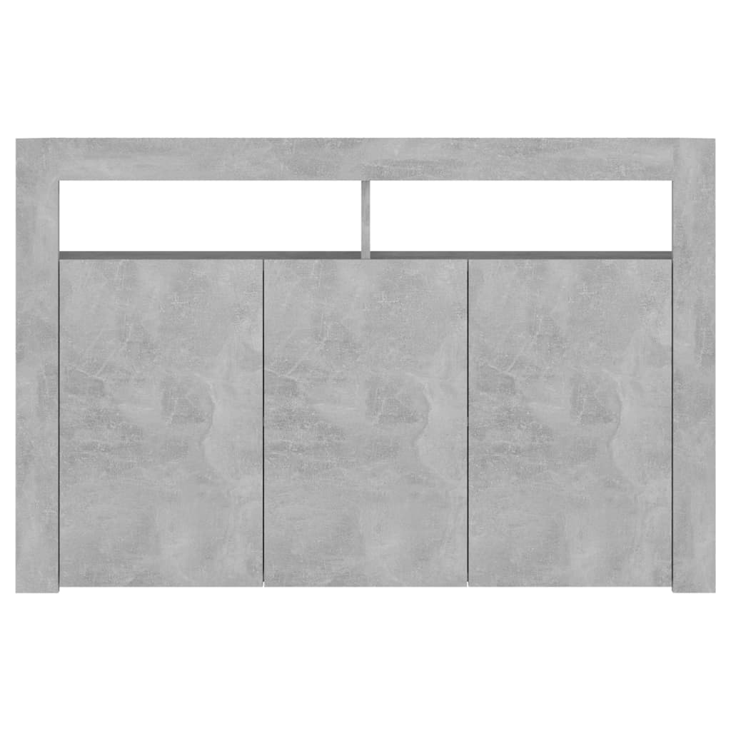 88/115cm RGB LED Sideboard Storage Cupboard Buffet Cabinet TV Unit Stand Display - Picture 56 of 102