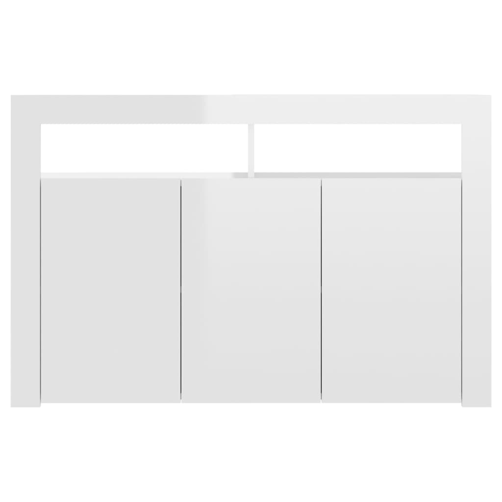 88/115cm RGB LED Sideboard Storage Cupboard Buffet Cabinet TV Unit Stand Display - Picture 100 of 102