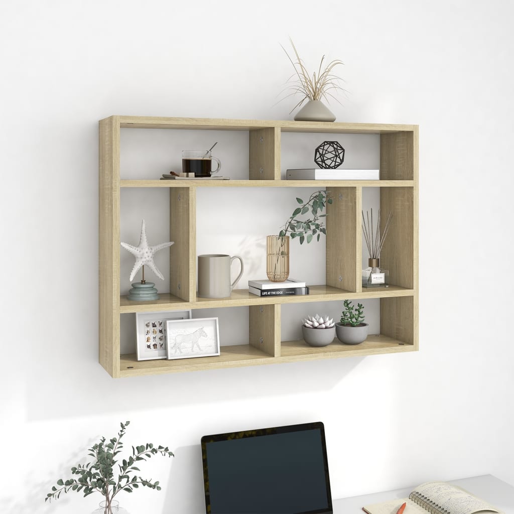 Wandregal Hängeregal Bücherregal Schweberegal Wandboard Holz Regal - Bild 25 von 63