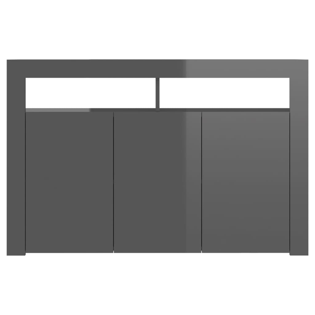 88/115cm RGB LED Sideboard Storage Cupboard Buffet Cabinet TV Unit Stand Display - Picture 78 of 102