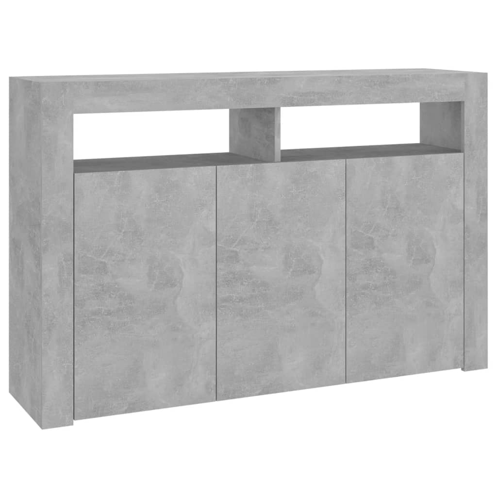 88/115cm RGB LED Sideboard Storage Cupboard Buffet Cabinet TV Unit Stand Display - Picture 55 of 102