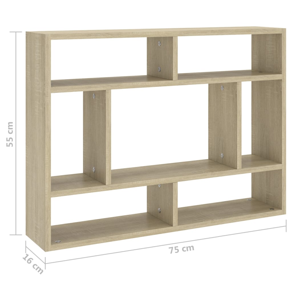 Wandregal Hängeregal Bücherregal Schweberegal Wandboard Holz Regal - Bild 30 von 63
