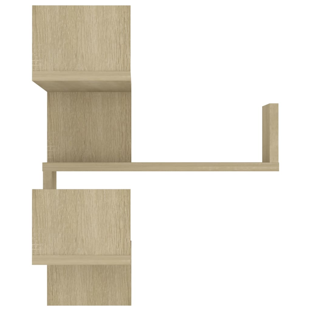 Wand Eckregal Bücherregal Wandregal Hängeregal Regal Holzwerkstoff 40x40x50 cm - Bild 51 von 71