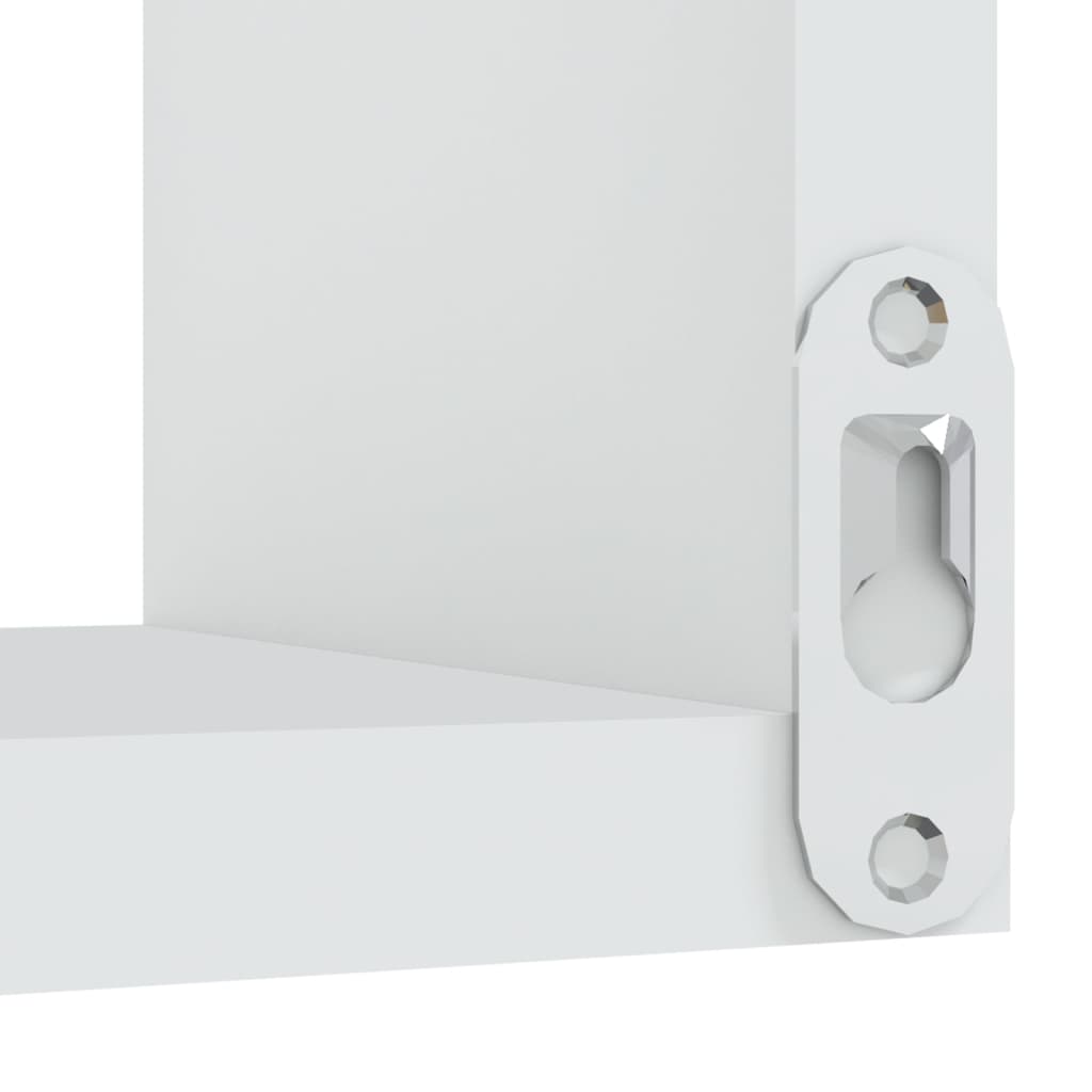 Wand Eckregal Bücherregal Wandregal Hängeregal Regal Holzwerkstoff 40x40x50 cm - Bild 70 von 71