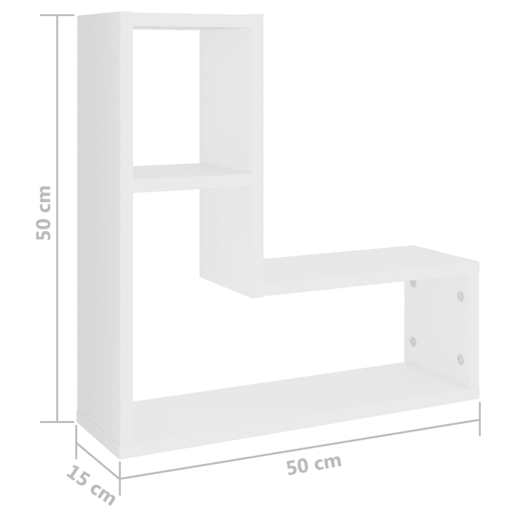 2x Wandregal Bücherregal Hängeregal Küchen Regal Schweberegal Deko Wohnzimmer - Bild 19 von 100