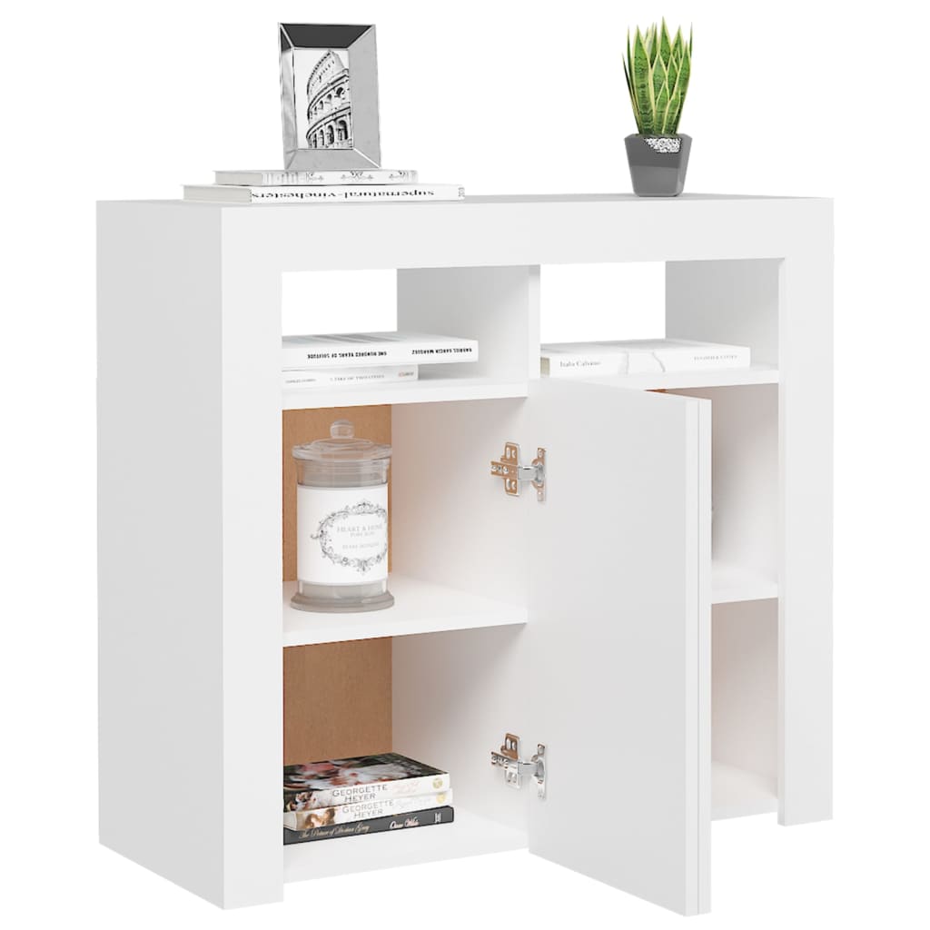 88/115cm RGB LED Sideboard Storage Cupboard Buffet Cabinet TV Unit Stand Display - Picture 9 of 102