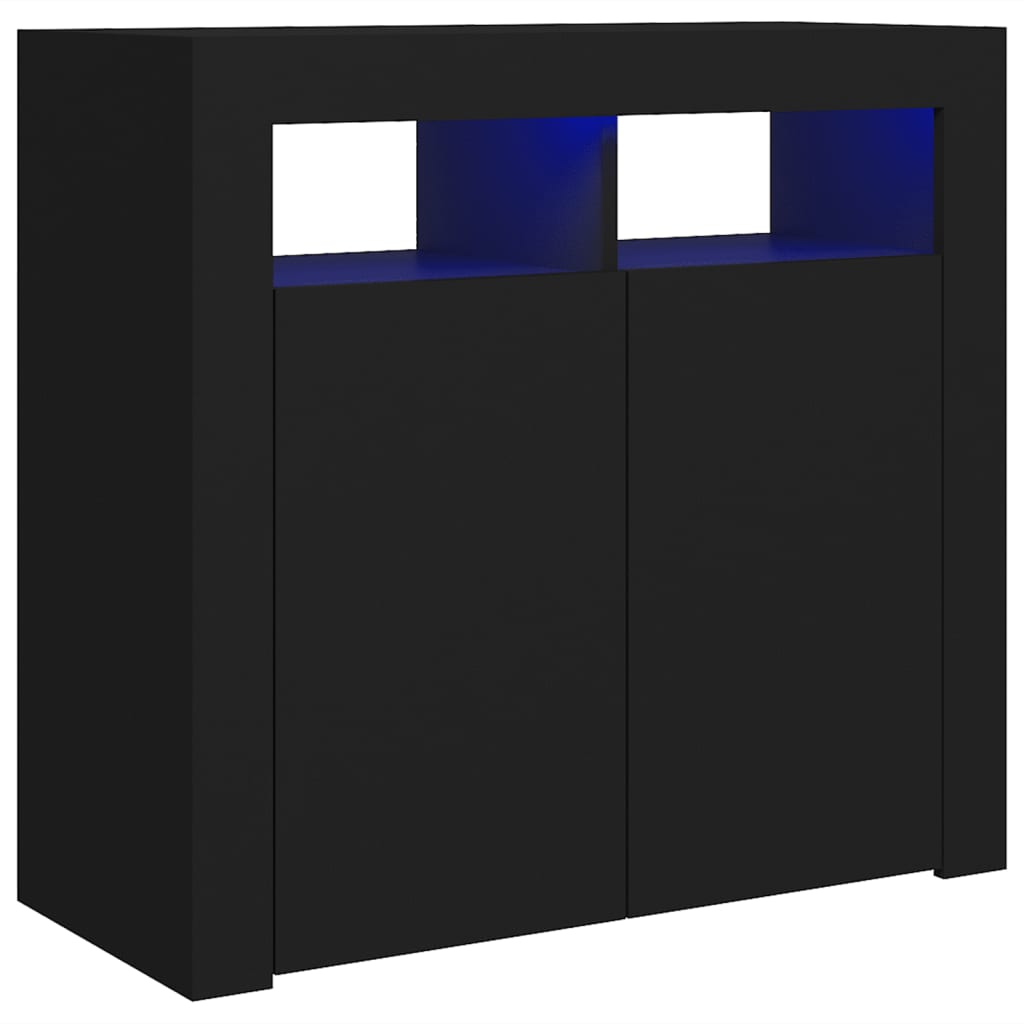 88/115cm RGB LED Sideboard Storage Cupboard Buffet Cabinet TV Unit Stand Display - Picture 16 of 102
