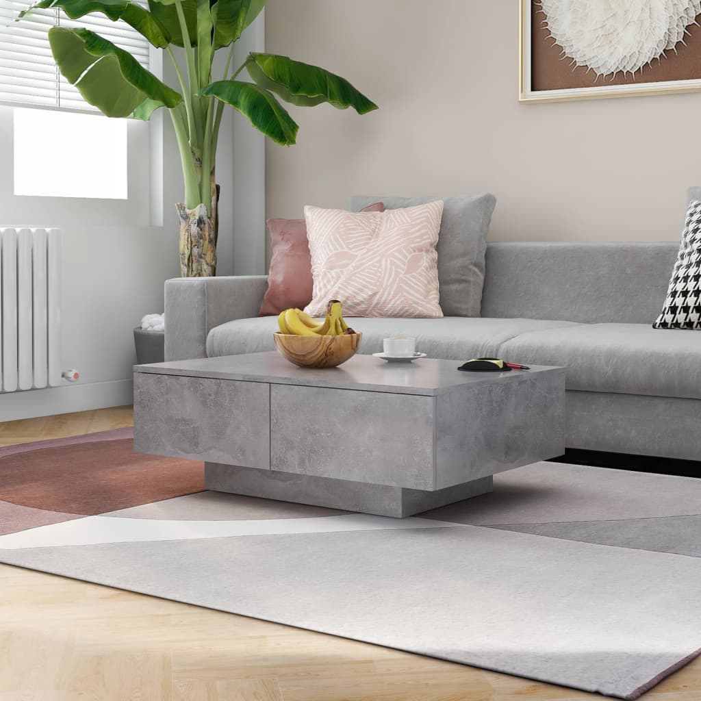 Couchtisch Wohnzimmertisch mit 2 Schubladen Sofatisch Kaffeetisch Beistelltisch - Bild 18 von 23