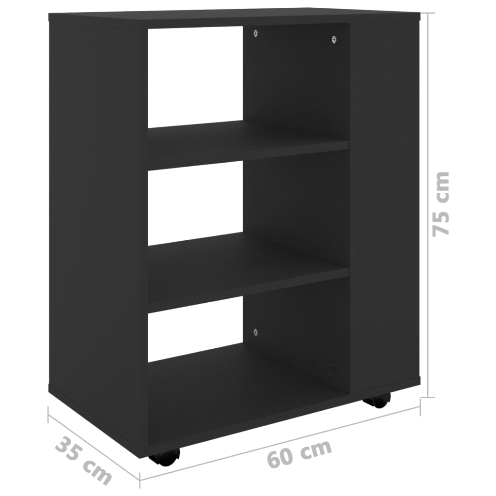 Rollcontainer Rollschrank Büroschrank Bürocontainer Aktenschrank 60x35x75cm - Bild 22 von 97