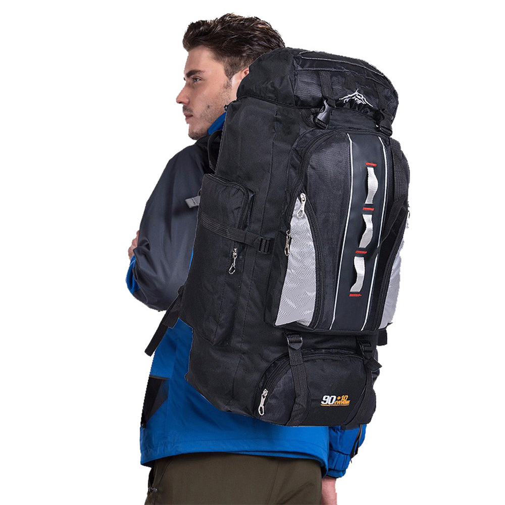 30 60 100L Hiking Camping Backpack Waterproof Large Trekking Travel Rucksack Bag - Picture 48 of 49