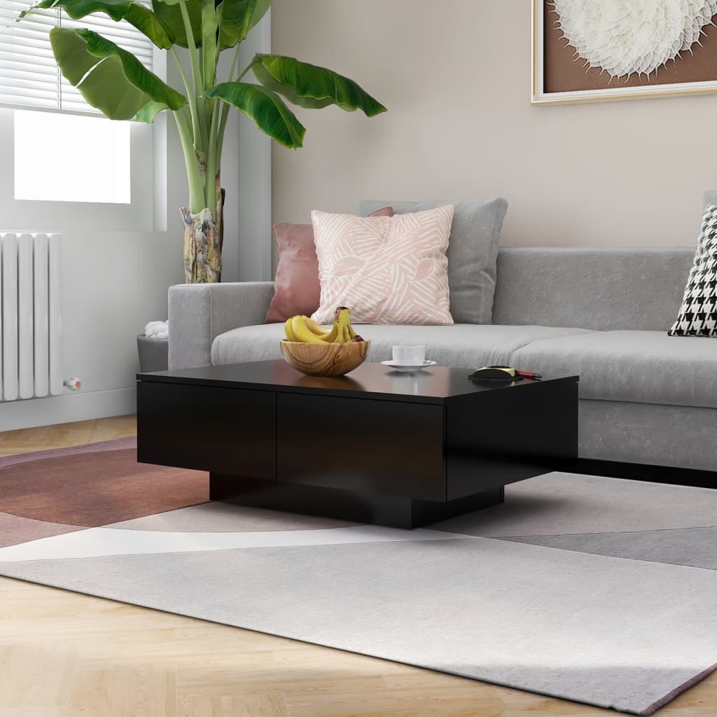 Couchtisch Wohnzimmertisch mit 2 Schubladen Sofatisch Kaffeetisch Beistelltisch - Bild 16 von 23