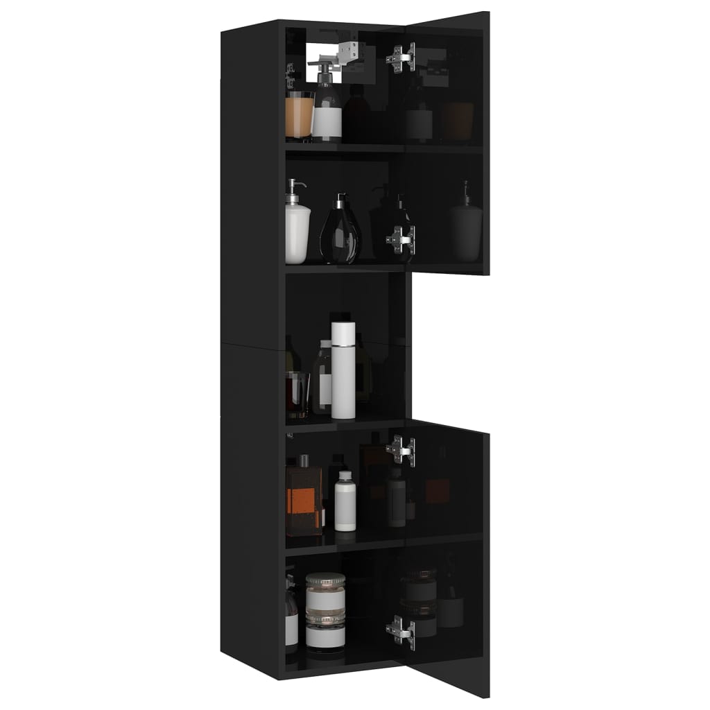 Badschrank Wandschrank Hochschrank Badezimmerschrank Hängeschrank 30x30x130cm - Bild 17 von 153