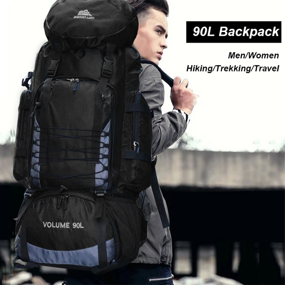 45 60L 80L 90L Hiking Camping Backpack Waterproof Travel Large Rucksack Bag UK - Picture 84 of 105