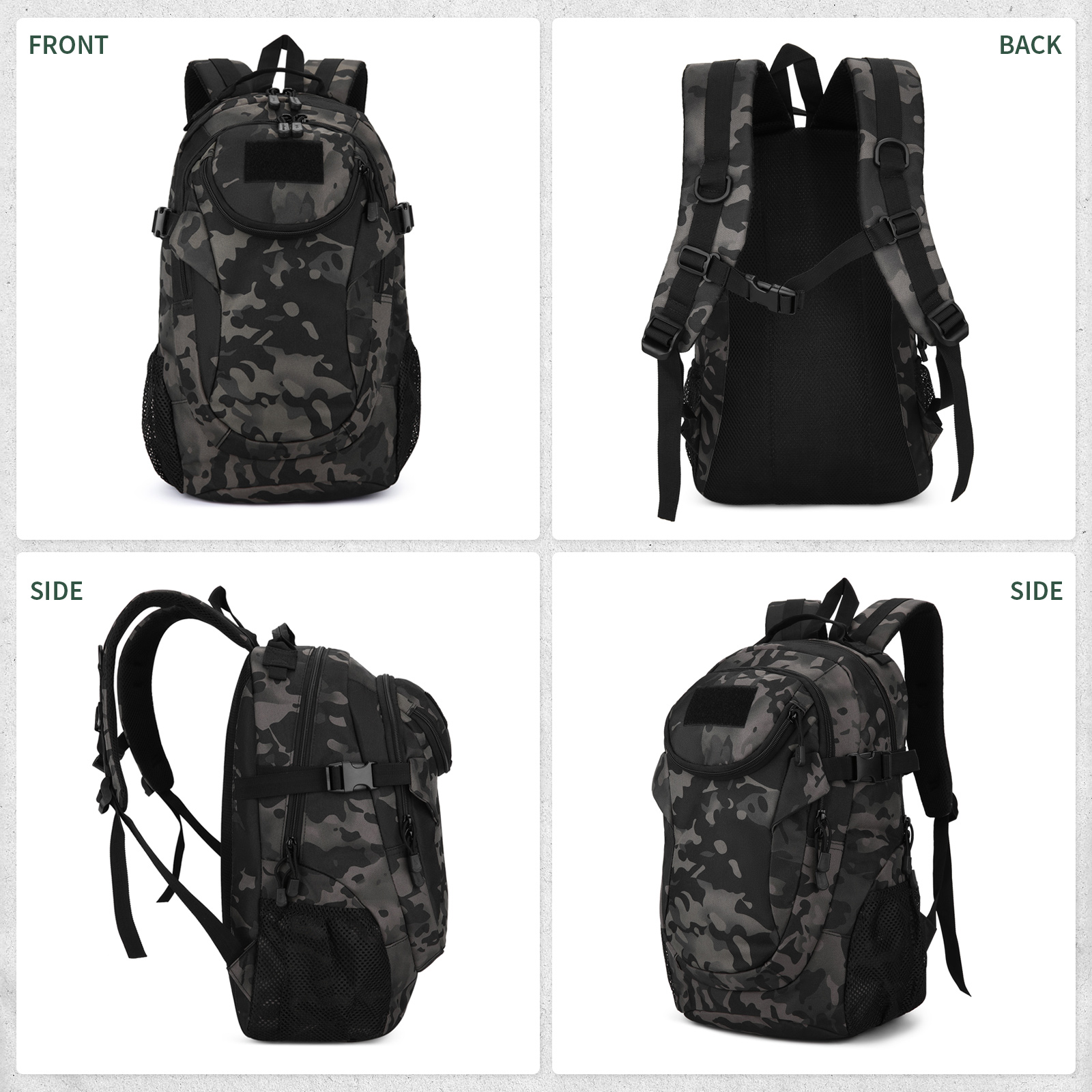 40L 60L Herren Damen Rucksack Wasserdicht Wanderrucksack Trekking Reiserucksack - Bild 19 von 75
