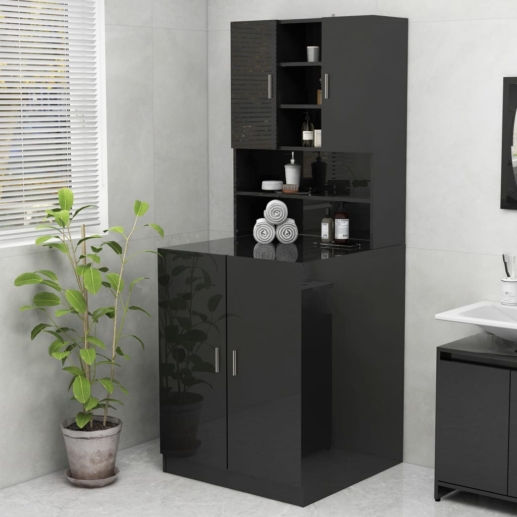 Waschmaschinenschrank Waschmaschinenregal Waschmaschinenregal Badschrank Schrank - Bild 79 von 153