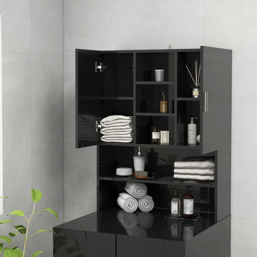 Waschmaschinenschrank Waschmaschinenregal Waschmaschinenregal Badschrank Schrank - Bild 83 von 153