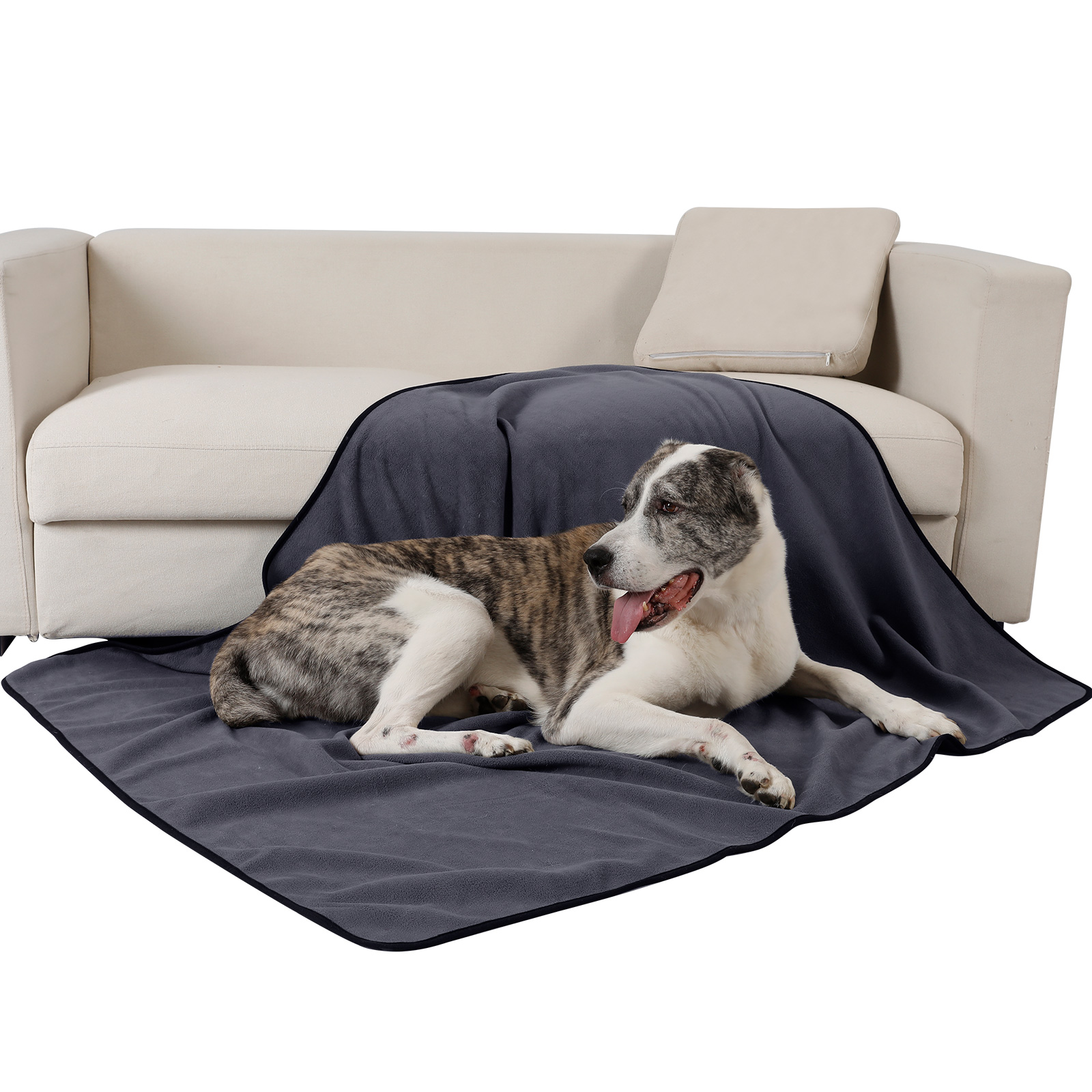 Dog Blanket Pet Blankets Dog Mat Fleece Blanket Waterproof for Sofa Bed - Picture 12 of 37