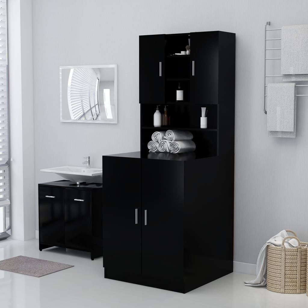 Waschmaschinenschrank Waschmaschinenregal Waschmaschinenregal Badschrank Schrank - Bild 15 von 153