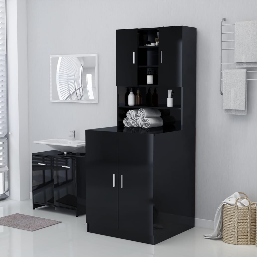 Waschmaschinenschrank Waschmaschinenregal Waschmaschinenregal Badschrank Schrank - Bild 81 von 153