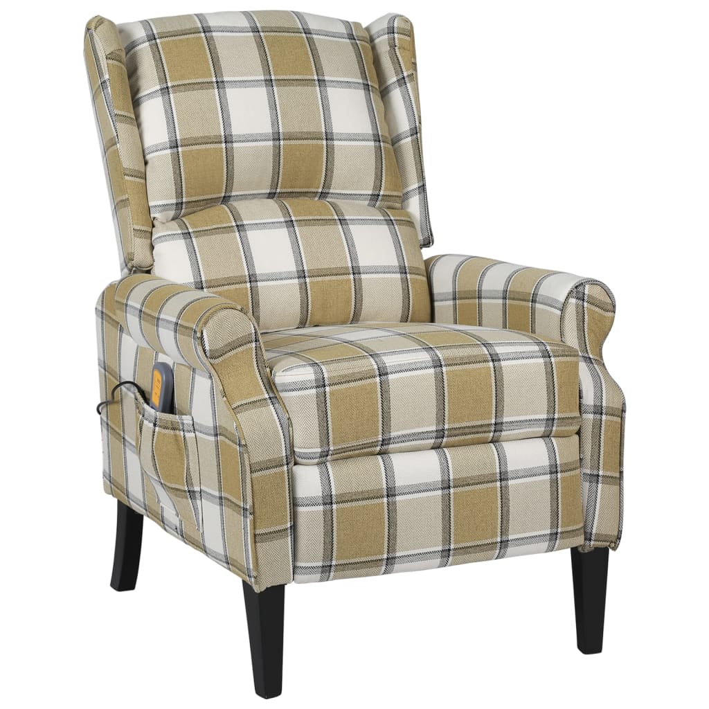 Elektrischer Massagesessel Sofa Heizfunktion Fernsehsessel Relaxsessel Stoff - Bild 14 von 37
