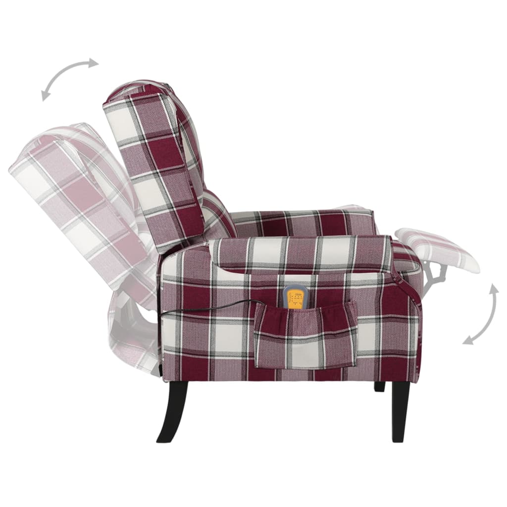Elektrischer Massagesessel Sofa Heizfunktion Fernsehsessel Relaxsessel Stoff - Bild 23 von 37