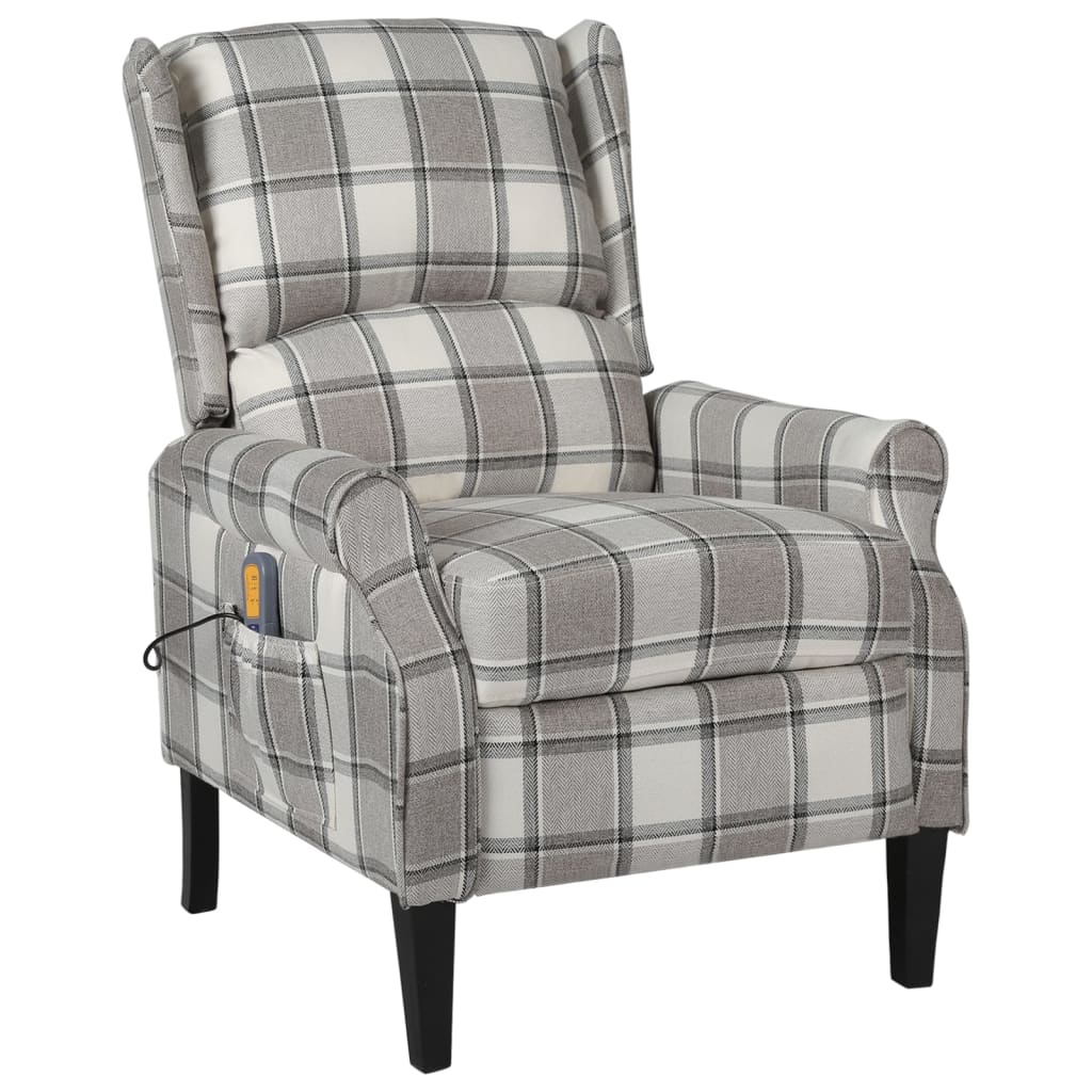 Elektrischer Massagesessel Sofa Heizfunktion Fernsehsessel Relaxsessel Stoff - Bild 10 von 37