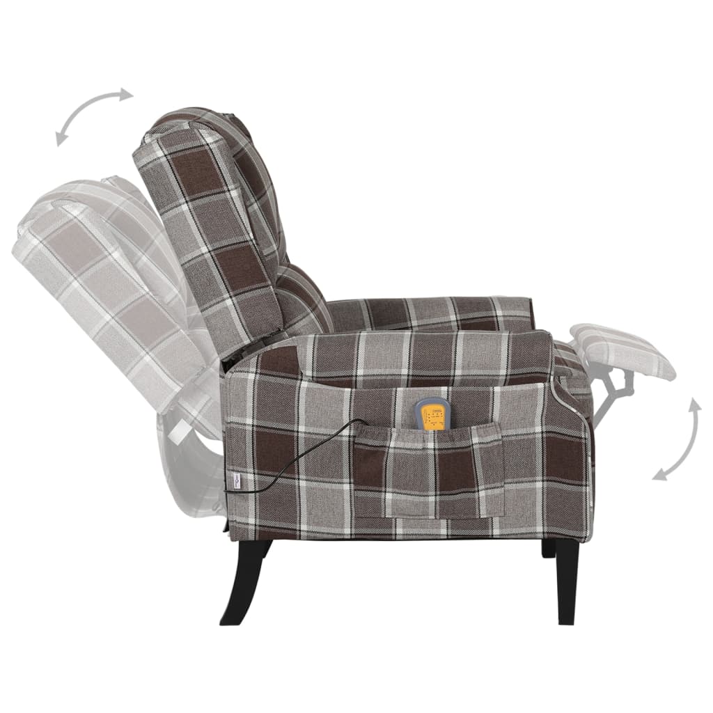 Elektrischer Massagesessel Sofa Heizfunktion Fernsehsessel Relaxsessel Stoff - Bild 27 von 37